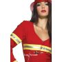 Costume vigilessa del fuoco RED HOT FIREFIGHTER